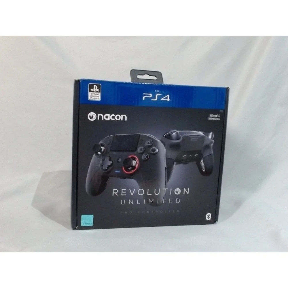 NACON Revolution Unlimited PS4 Pro Controller - Black NEW in BOX SEALED
